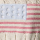 Cable Knit American Flag Sweater
