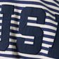 USA Striped Mock Neck