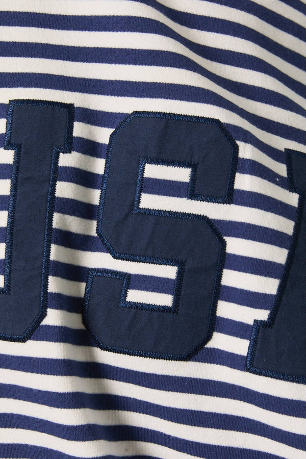 USA Striped Mock Neck
