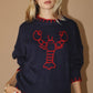 Stitched Lobster Sweater ￼