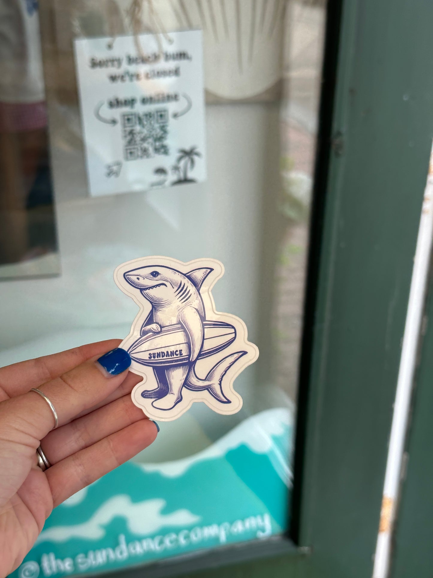 Finn the shark Stciker