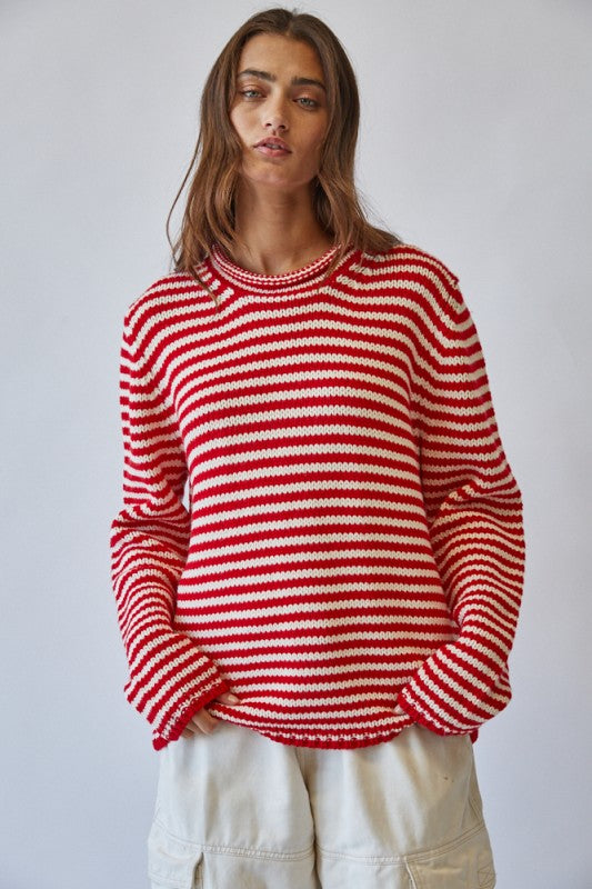 Everyday Striped Knit Sweater